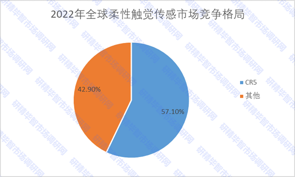 2022年全球柔性触觉传感器市场竞争格局 2022年全球柔性触觉传感器市场竞争格局