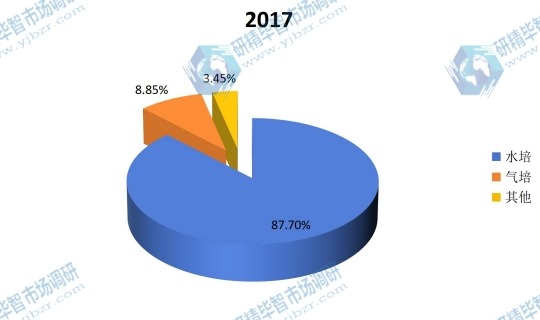 2017年全球不同类型垂直农场市场份额 2017年全球不同类型垂直农场市场份额