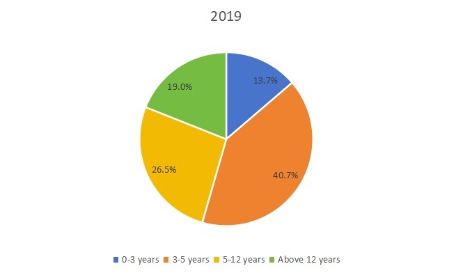 2019年韩国玩具销售市场份额(按应用) 2019年韩国玩具销售市场份额(按应用)