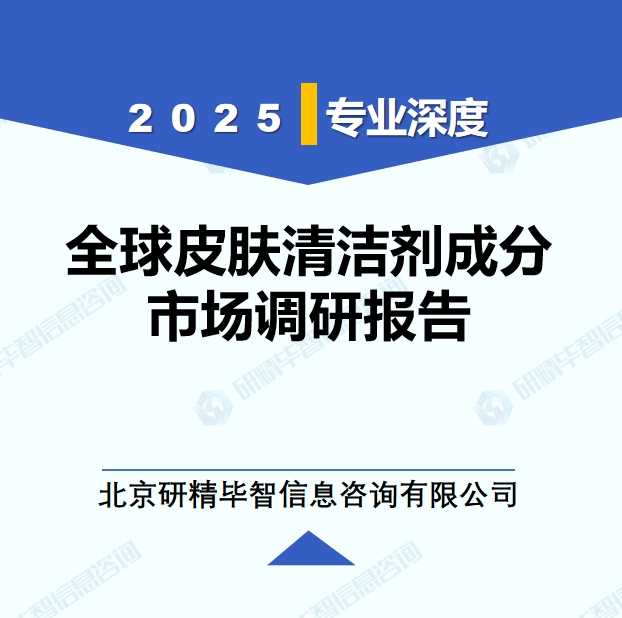 2025年全球与中国皮肤清洁剂成分市场深度调研报告：行业趋势与投资前景分析
