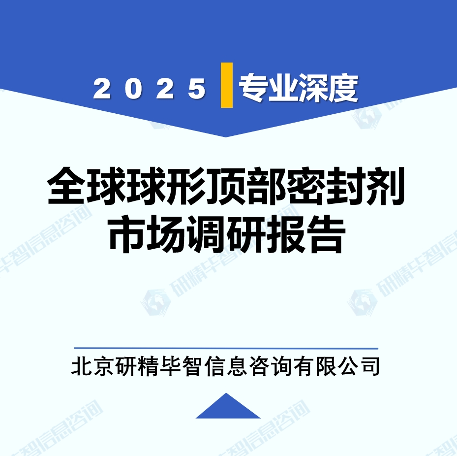 2025年全球与中国球形顶部密封剂市场深度调研报告：行业趋势与投资前景分析