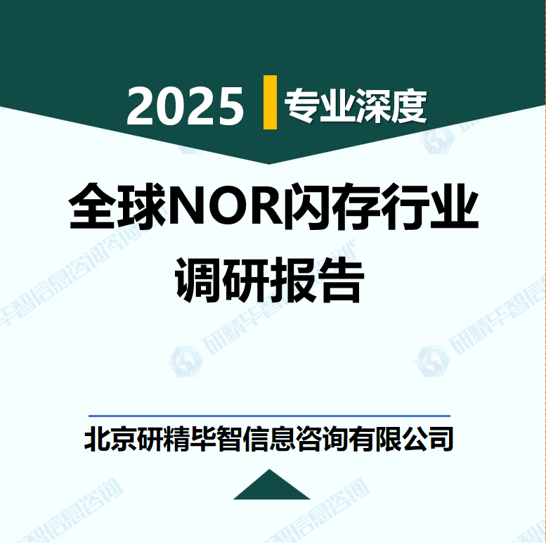全球NOR闪存行业数据及市场调研分析报告