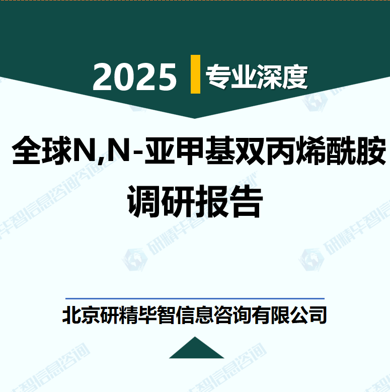 全球N,N-亚甲基双丙烯酰胺(MBA)行业数据及市场调研分析报告