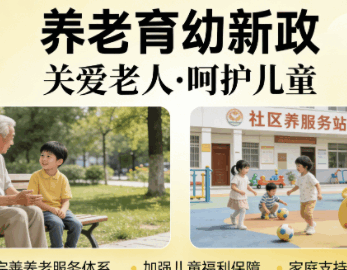 养老金上调育幼补贴加码，养老育幼新政释放多重红利