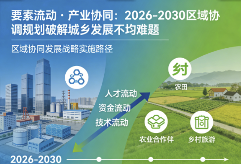 要素流动?产业协同：2026-2030区域协调规划破解城乡发展不均难题