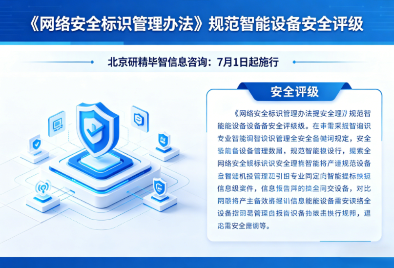 7月1日起施行！《网络安全标识管理办法》规范智能设备安全评级
